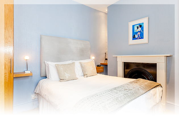 Relax in the comfortable double bed