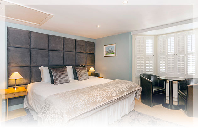 Hip and fashionable guest room, designed with excellent taste