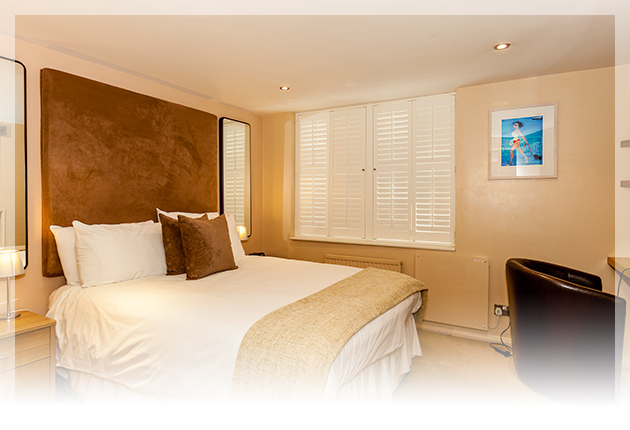 Stylish, fresh and funky double guest room